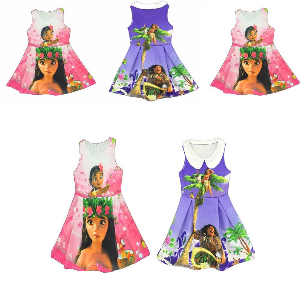 Exquisites Moana Prinzessinnenkleid für Kinder Perfekt für Cosplay und besondere Anlässe