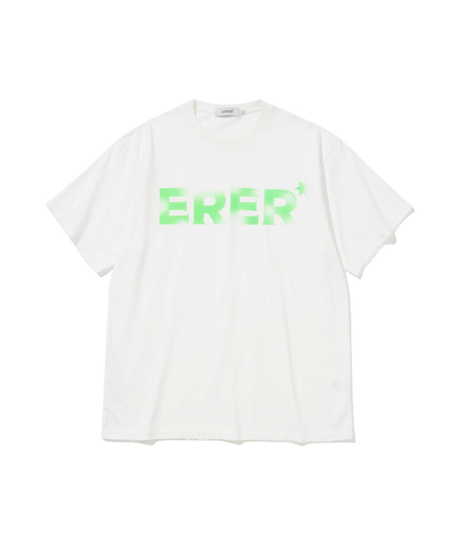 Er Er [Un] Erer Неоновая Граффити Футболка Белая White/1