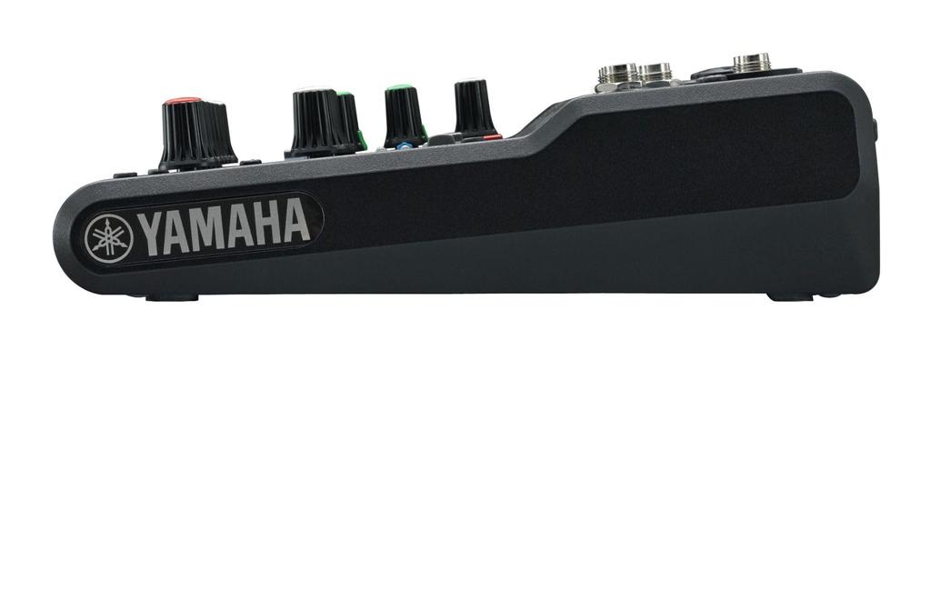 YAMAHA 6-channel mixing console MG06X Up to 2 Mic 6 Line inputs (2 monaural + 2 stereo) Equipped with 6 types of high-quality digital effects using