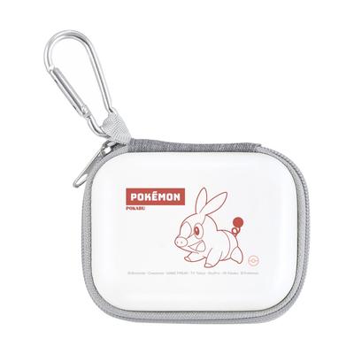 Gourmandise Pokemon Tepig Gadget Pouch SS PKE-10B Compact Hard Earphone Case with Carabiner