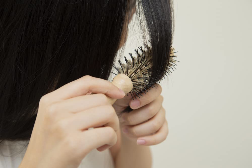 Go Shiny 2756 Roll Nylon and Pig Easy to Grasp Easy 45mm XS Brush, Bristle, Hair, Double-Plated, Curly, Straight, Styling, Diameter,