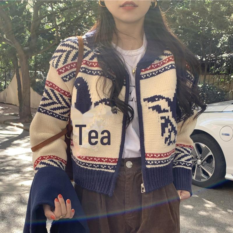 

Женский миниатюрный ретро-кардиган в японском стиле - коллекция весна 2024 г. Extra Large