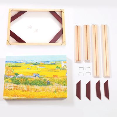 DIY rám na plátno Drevený rám Nástenný stolný stojan na plagáty tlače Dekorácia obrazov Domáca dekorácia