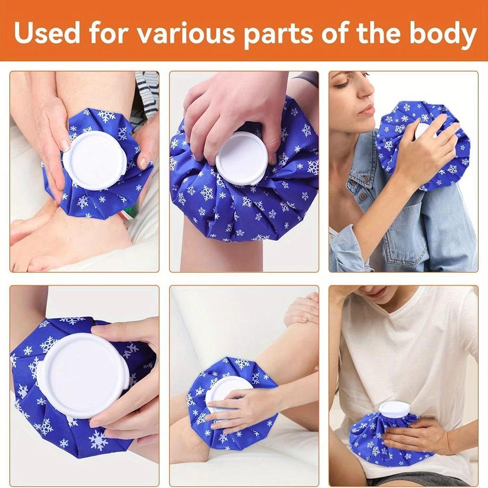 New 1Pcs Reusable Ice Bags Cold Pack Hot Water Bag for Injuries Hot/Cold Therapy Ice Pack for Knee Head Leg
