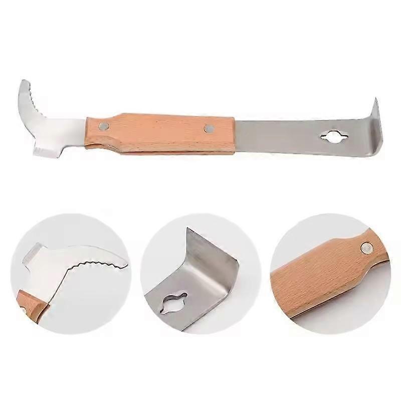 Beekeeping Tool Stainless Steel - Hive Scraper & Prying Multi Function Tool