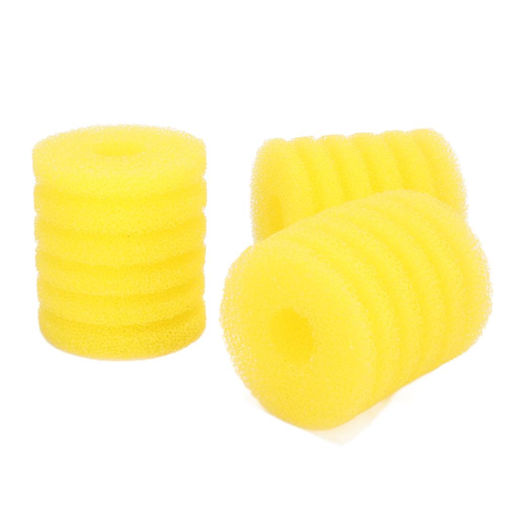 3Pcs Aquarium Filter Sponge Fish Tank Cylindrical Filter Foam Sponge Rolls Filter Accessories for Fish Tank