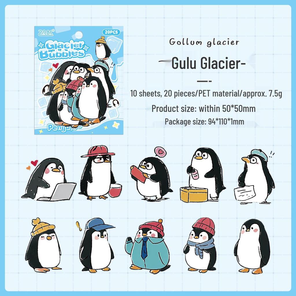 ZABC Animal Fantasy Series Journal Decor Stickers Pack