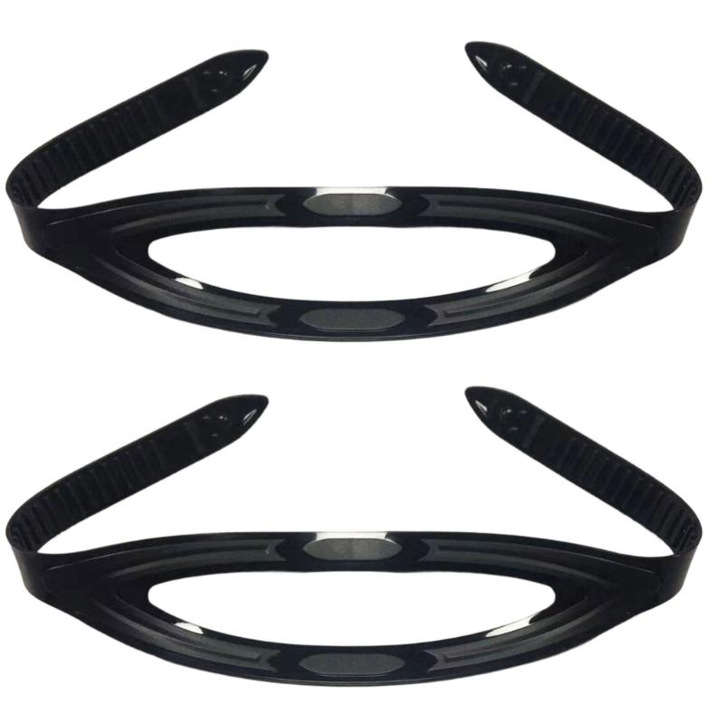 2-Pack Universele Siliconen Duikmaskerbanden Snel Verstelbaar Duikmasker Hoofdbanden Voor Snorkelen Zwemmen En Watersporten