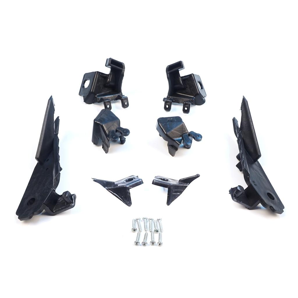 EHL546+EHL547 Headlight Holder Mount Repair Bracket Tab Set Left Right Side for Renault Megane BFB K9A B9A MK4 2016-On 260601571R 260100506R