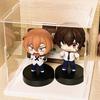 Q version 7cm bungo dogs vagrants dazai osamu chuuya nakahara figure pvc Japanese cartoon model statuettes decoration toy collec