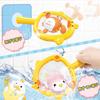 VBACALA 5-Piece Bath Toy Set with Magnetic Fishing Rod, Fishing Dip Net, Swim Duck, Crab, and Penguin Figures, Perfect for Water Play and Christmas