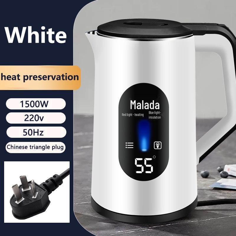 Automatischer Abschalt-Wasserkocher mit Wärmedämmung