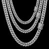 Heiß verkaufte Edelstahl Miami Cuban Link Kette Halskette Vergoldet Hip Hop Schmuck Herren Streetwear Zubehör