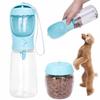 Portable Tourist Water Bowl and Food Feeder for Cat Dog 550+200Ml