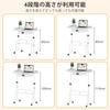 desk with height laptop standing mobile desk with locking ideal for working from and office Height-adjustable casters, 4-level adjustment, drawer,