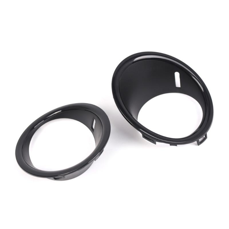 For R55 R56 R57 51112753661 51112753662 Front Fog Light Trim Rings Guards Headlight Protector Surround Cover Waterproof