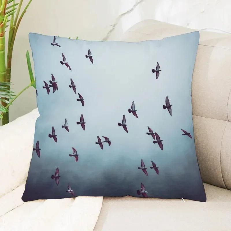 Luxury Home Decor Pillow Cover Car Living Room Sofa Cushion Cover Wave Beach Pattern Cushion Cover