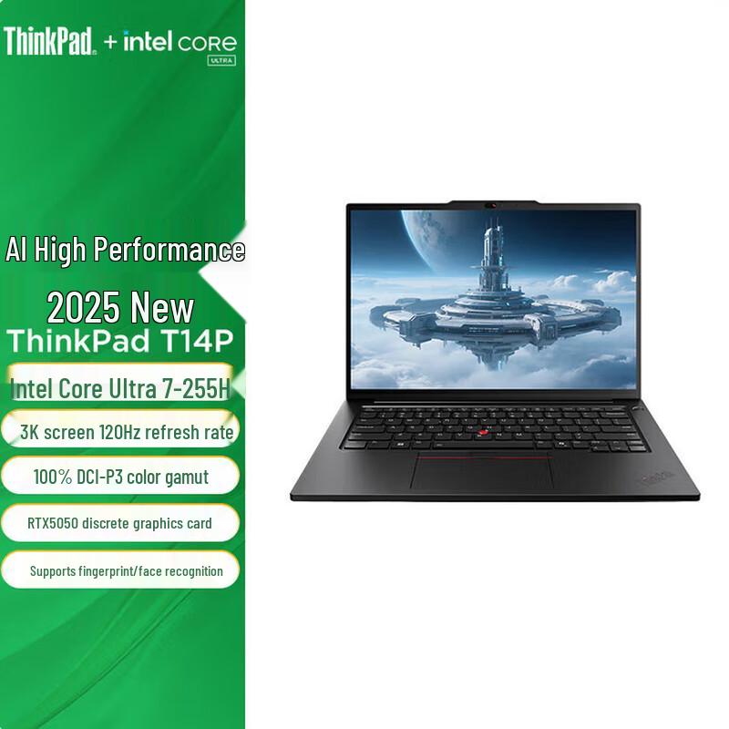 

Lenovo ThinkPad T14p AI 2025 High-Performance Laptop (CN version)