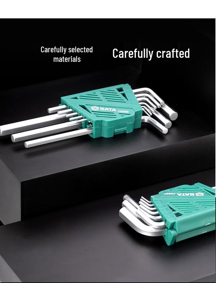 Sata Internal Hex Wrench Set - Extended Ball & Flat Head Screwdriver