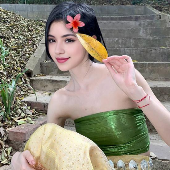 Letní dráp Přechod Barva Květ Tvar Spona do vlasů Protiskluzové Zuby Pevné sevření Zadní Spona do vlasů Každodenní nošení