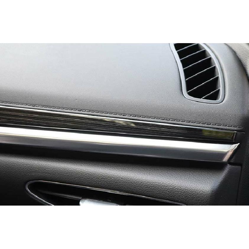 For Hyundai Sonata 2020-2022 Black Titanium Middle Console Dashboard Strip Trim