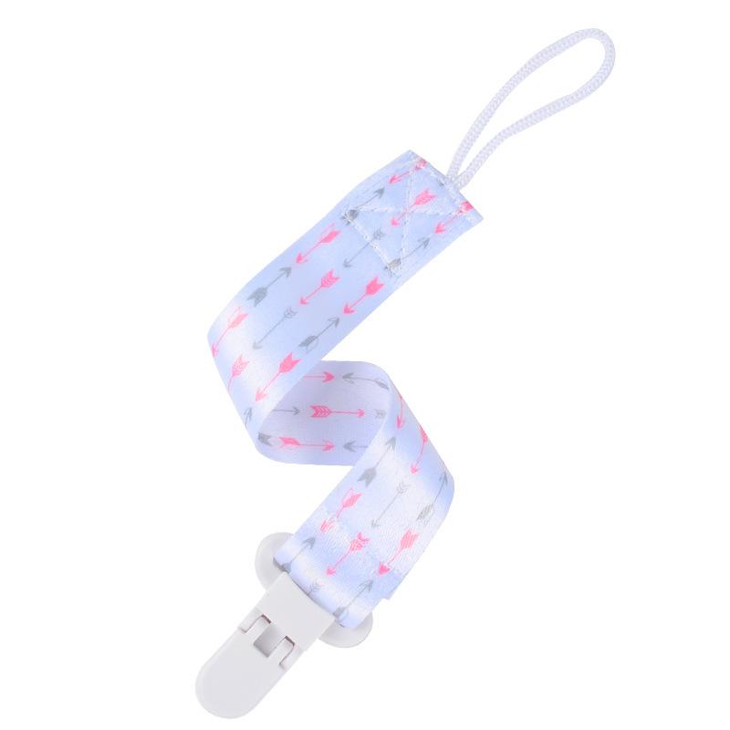 New Baby Pacifier Clip Chain Ribbon Dummy Holder Soother Pacifier Clips Leash Strap Nipple Holder for Infant Feeding Gift