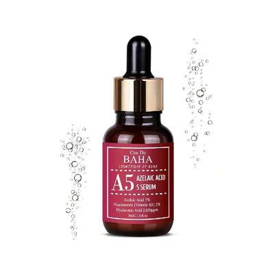 Cos De BAHA Premium Serum do Twarzy z 5% Kwasem Azelainowym 30ml - Zaawansowana Formuła z Niacynamidem, Pantenolem i Kwasem Hialuronowym