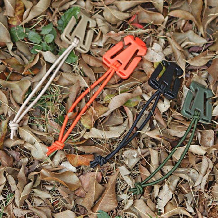 5Pcs Backpacks Buckle Carabiner Clip Outdoor Camping Bag Hanger Hook Clamps Carabiner Elastic Buckle Hunting Accessories