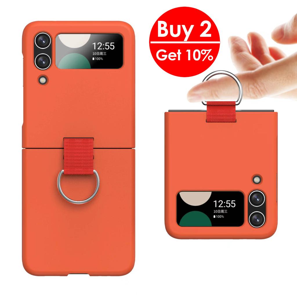 Anti-Scratch Mag Safe Ring Case for Samsung Galaxy Z Flip 3 4 5 6 5G Non-Slip Wireless Charging Cover for Samsung Z Flip3