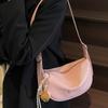 Fashion commuter shoulder bag soft leather bag women's new versatile portable simple messenger bag