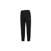 Anta Solid Color Printed Letter Fleece Loose Warm Sports Pants Men Bottoms Black 152247308-1