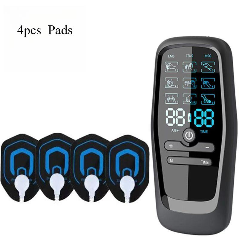 

Инструмент для лечения мышечного массажа - Двухканальное лечение мышечного массажа - Несколько режимов, Электрический импульсный массажер используется для спины, плеча