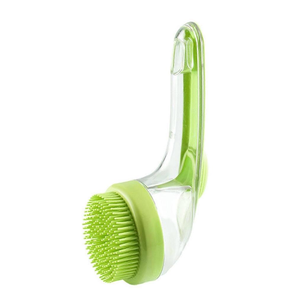 Pet Bathing Brush Long Handle Silicone Dog Brush Portable Pet Massage Brush for Small Medium Large Pet