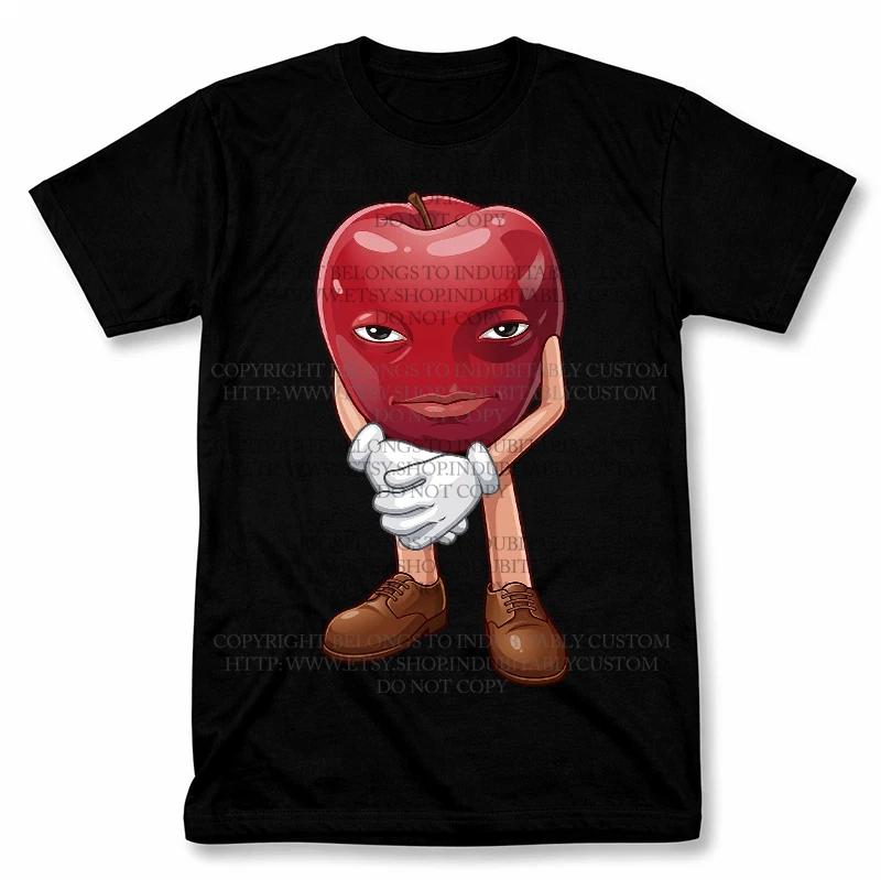 

Rizz Apple Meme Face Standing Graphic T shirt Vintage Meme Fan Tee S