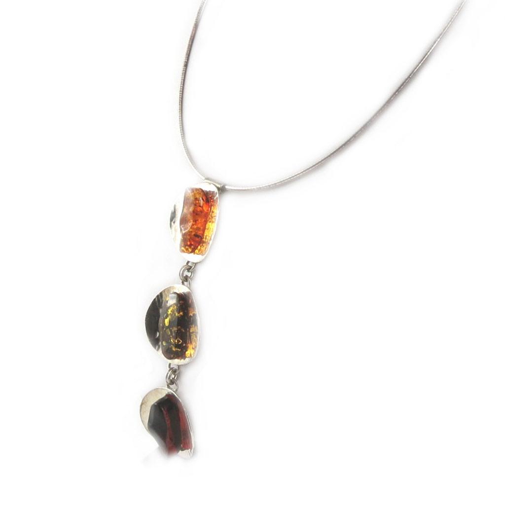Les Trésors De Lily [E3419] - Collier Argent 'Cleopatra' Ambre