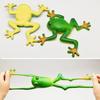 Adults Jokes Soft TPR Model Toy Spoof Squeeze Frog Simulation Frog Squeeze Toys Stretchable Frog
