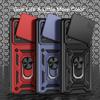 KEYSION Shockproof Case for Motorola Edge 60 Fusion 5G Slide Camera Protection Ring Stand Phone Cover for MOTO Edge 60 Fusion 5G