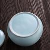 Ceramic Tea Tin Lid Cosmetic Storage Jar Warehouse Moisture-proof Sealed Container Decoration