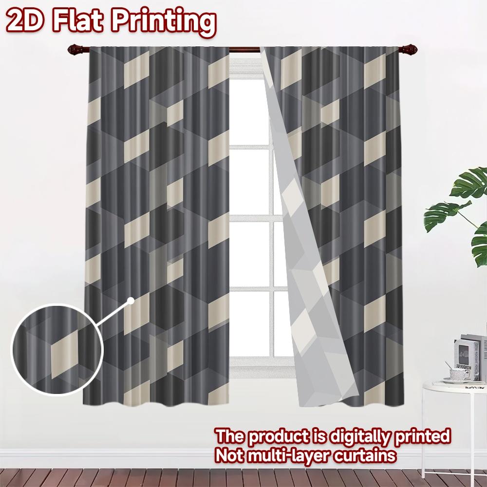 2D flat Photography Backdrop Popular Background Banner Geometric Blue Cubes 100% Polyester Party & Holiday Decor Perfect for