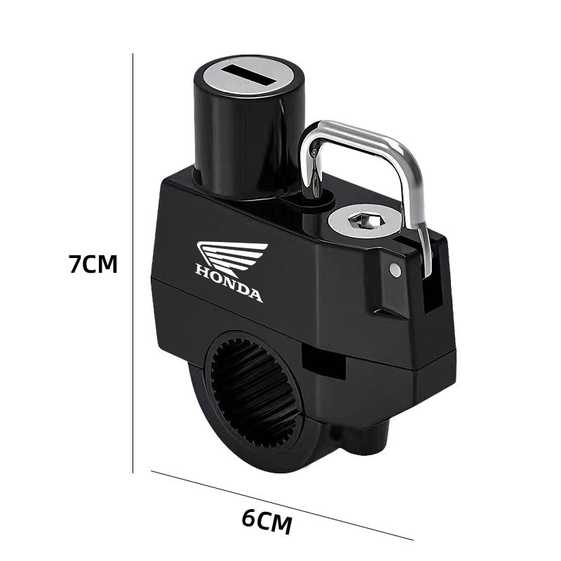 AAAKG1 For Honda CB CB400 CB650F CBF Africa Twin CRF1100L CRF 1100 Motorcycle Supplies Helmet Lock Anti-theft Locker