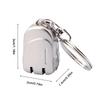 Portable Keychain Flip-Cover Design Travel Personal Care Tool Nail Scissors Stainless Steel Mini Folding Nail Clipper