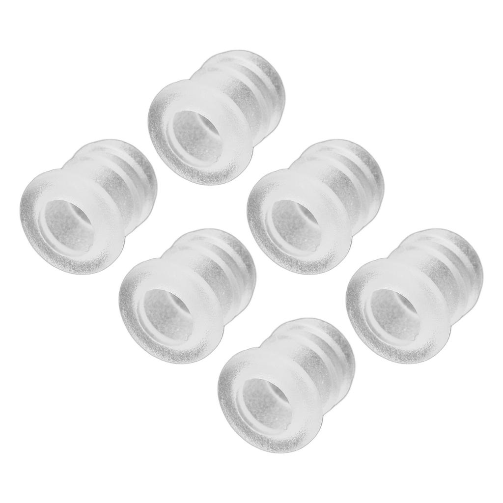 30pcs Earmold Locks Small Plastic Soft Transparent Earmold Tubing Locks Accessories
