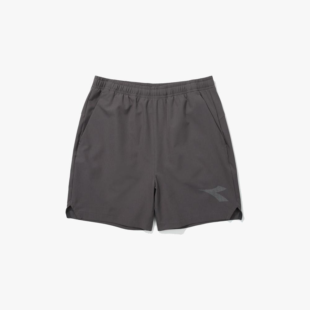 diadora Free Glide Part-Length Basic Running Shorts Grey