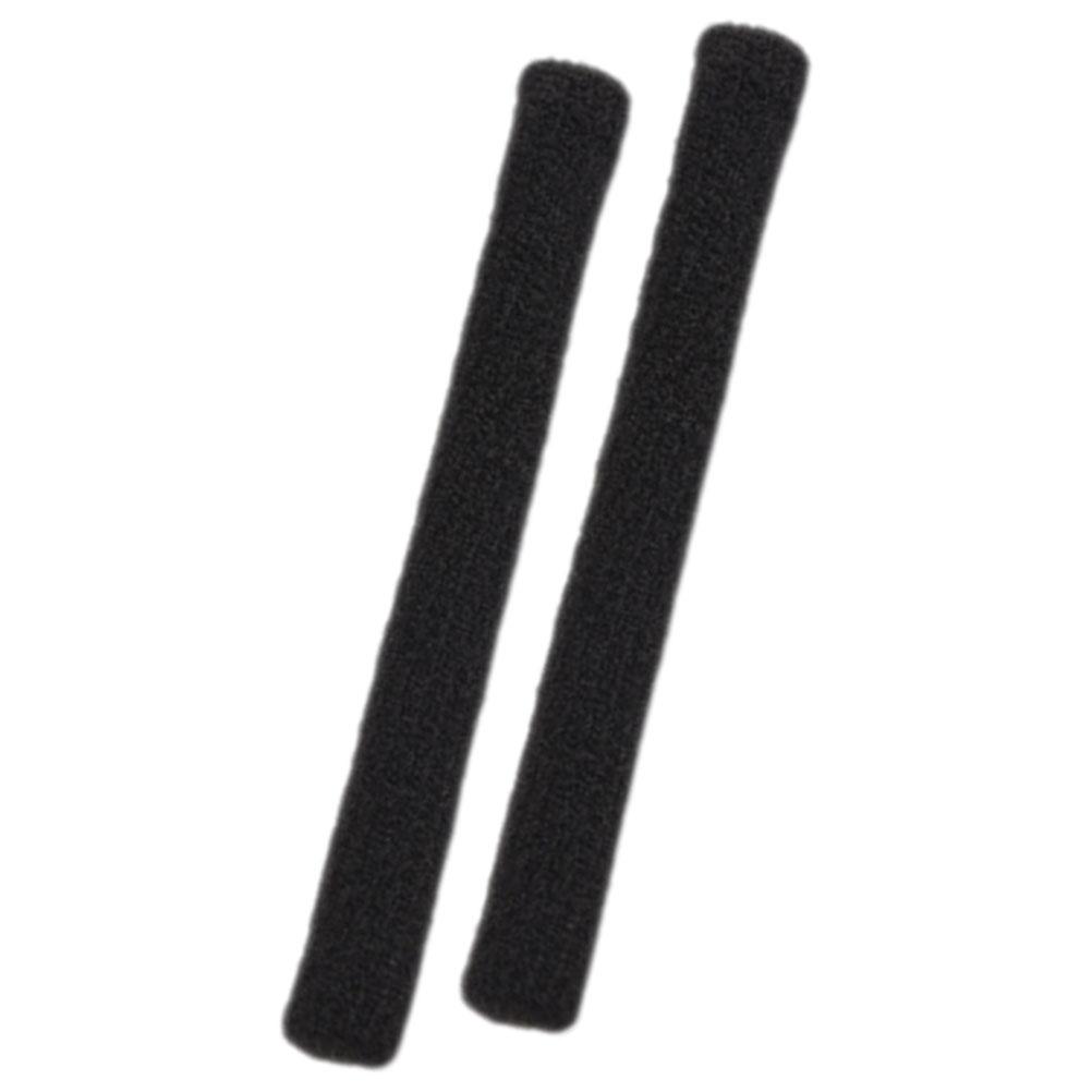 2 Pcs Eye Glasses Eyeglass Temple Tip Sleeve Anti-slip Retainer Ear Pads Shoes Black Tips