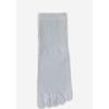 Women's Spring Five-finger Socks, Solid Color Sweat-absorbing Mid-calf Cotton Socks, Boneless Sewn Anti-pilling Toe Separation Socks
