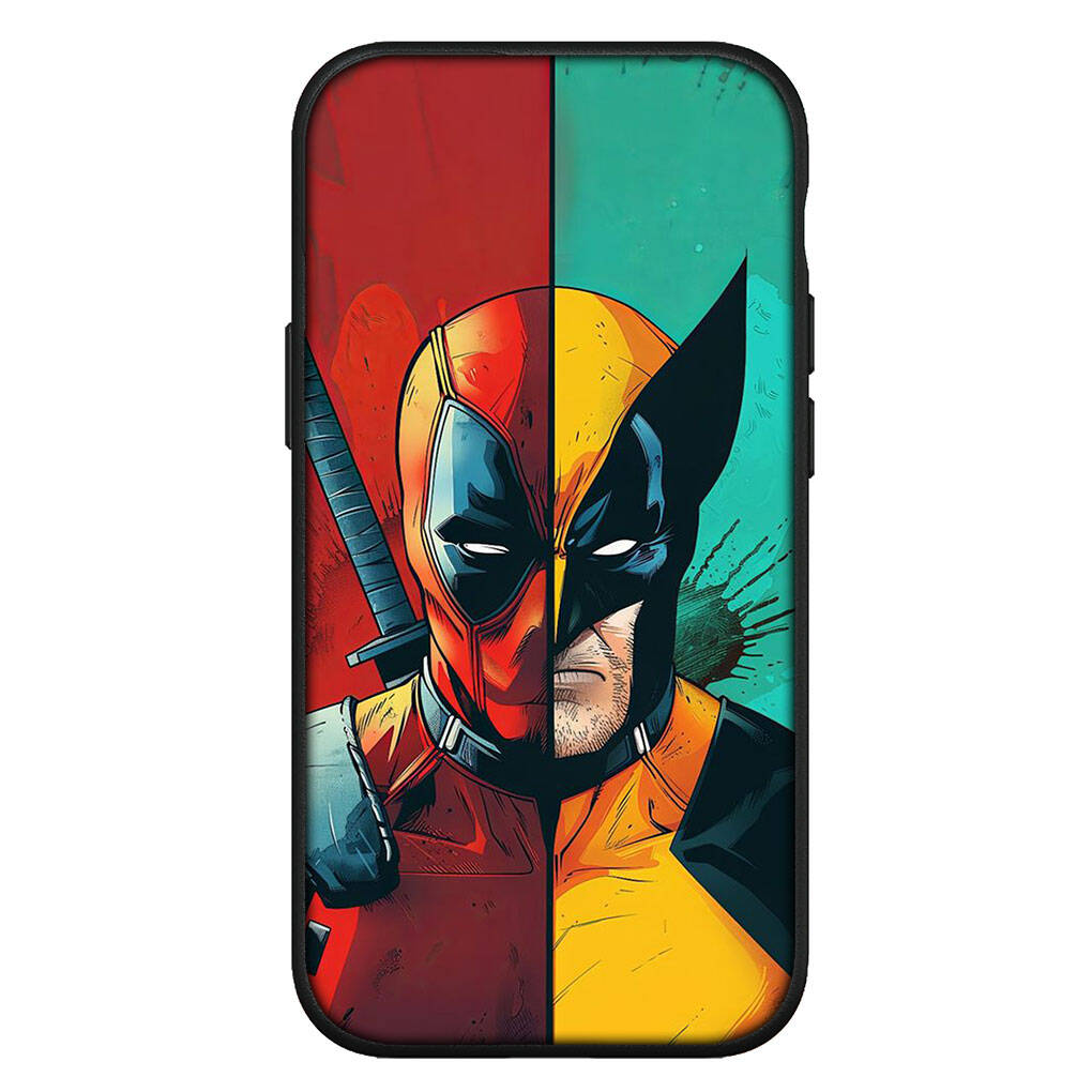 Cover for iPhone 17 16 15 Xiaomi Poco Redmi Note 14 13 12 8 Pro Max 9 16e Samsung Galaxy S25 S24 S23 OPPO Huawei Wolverine Cartoon Deadpool Phone Case
