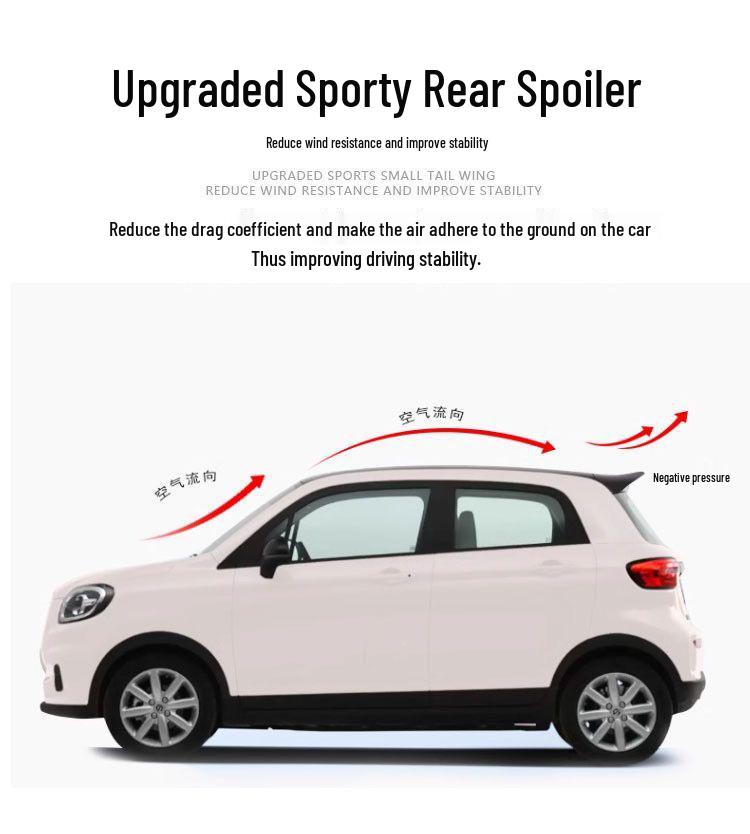 Leapmotor T03 Rear Spoiler: Car Tail Wing & Wind Deflector for Modified Exterior Trim