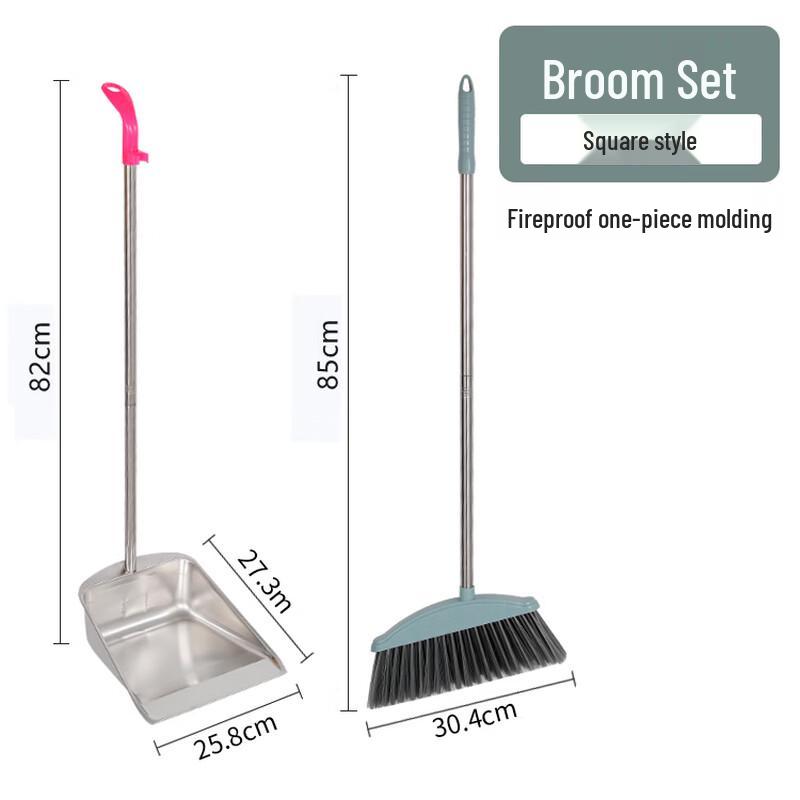 Heavy-Duty Stainless Steel Dustpan