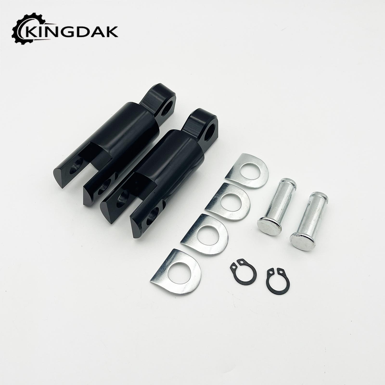 

Подножки для мотоцикла, крепление для подножек, удлинители стремени для Harley Dyna Fatboy Sportster 883 Street Bob Bobber чёрный