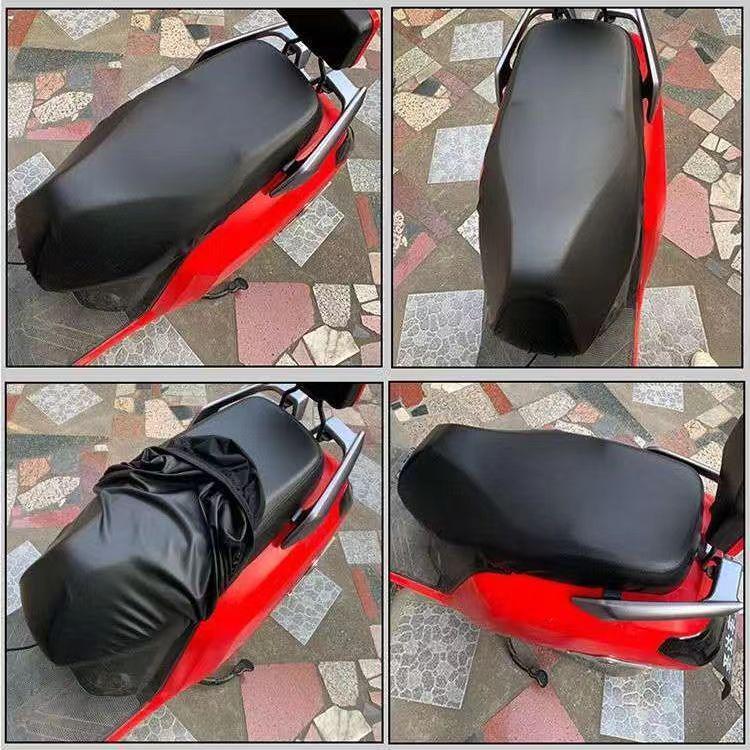 All-Season Rainproof Motorcycle Leather Seat Cover